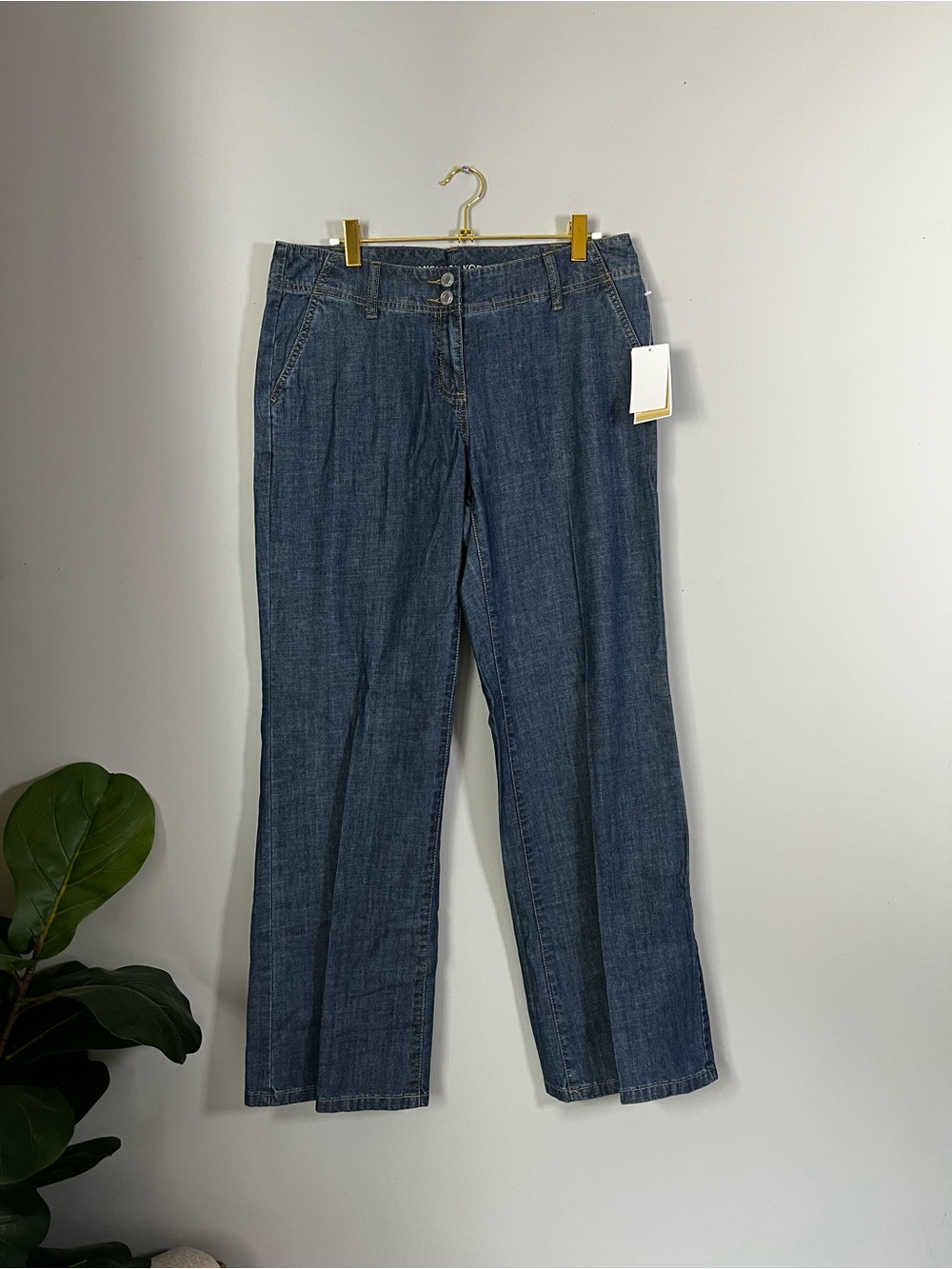 Michael Kors Women's Straight-Leg Jeans in Indigo Blue